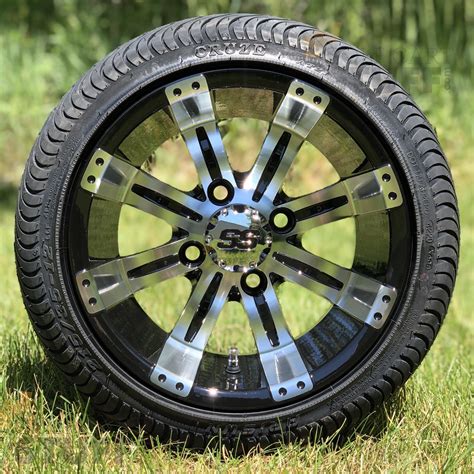 yamaha golf cart wheels and tires|golf cart wheel tire package.